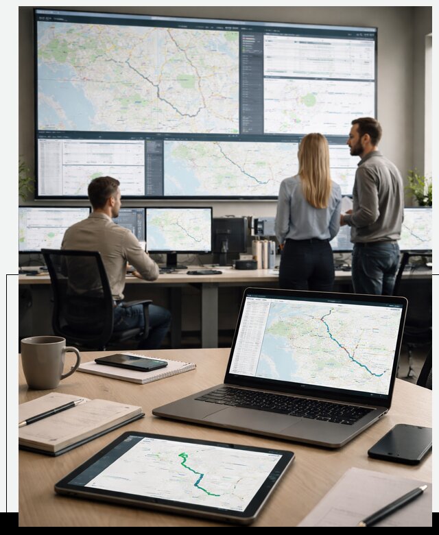 Трекинг грузов и Fleet Management, мониторинг автопарка в Кургане