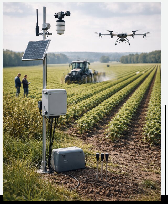 Разработка IoT мониторинга полей в Кургане от 8763 р. | АвикейКрг